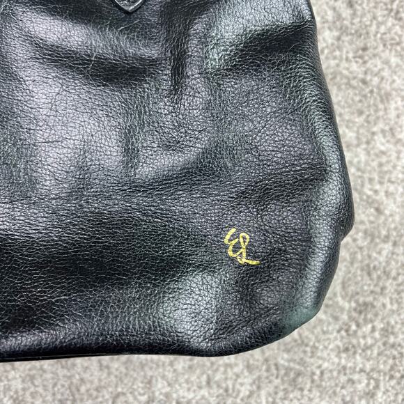 Elliott Lucca Genuine Leather Black Satchel - Picture 7 of 16